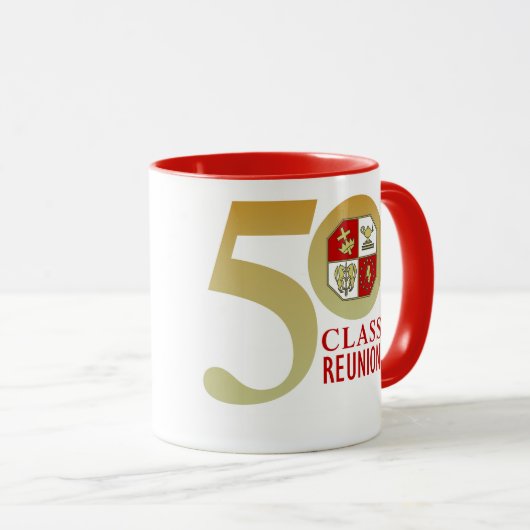 1973年のクラス50番目の懇親会コーヒーマグ マグカップ (正面右)