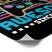 1973年のゲーム素晴らし誕生以降のレベル50のロック解除 ポスター (角)