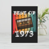 1973年ベスト オリジナル カスタム カセットテープ 招待状 (スタンド正面)