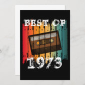 1973年ベスト オリジナル カスタム カセットテープ 招待状 (正面/裏面)