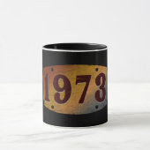 1973年ヴィンテージ マグカップ (中央)