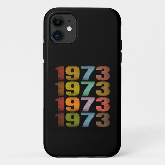 1973年ヴィンテージ レトロ ギフト Case-Mate iPhoneケース (裏面)