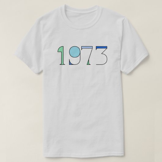 1973年中絶権Tシャツ Tシャツ (デザイン正面)