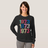 1973年女性の選択 - 妊娠中絶の権利擁護 Tシャツ (正面フル)