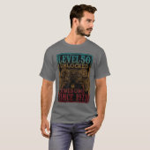 1973年生まれの50歳の誕生日おめでとう Level 50 解禁 最高 Tシャツ (正面フル)