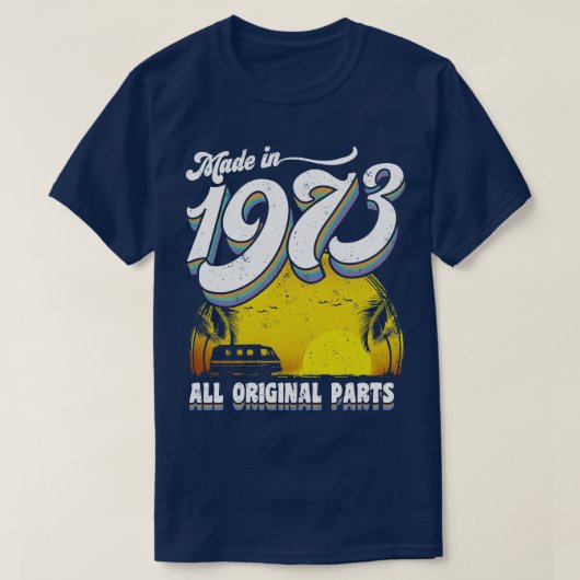 1973年製すべてのオリジナル部品1 Tシャツ (デザイン正面)