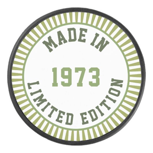 1973年製 アイスホッケーパック (正面)