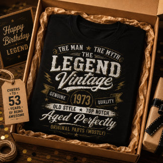 1973年製 ビンテージ風 53歳の誕生日 Tシャツ