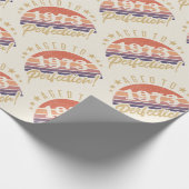 1973年誕生日第50期 ラッピングペーパー (角)