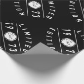 1973年限定版50誕生日 ラッピングペーパー (角)