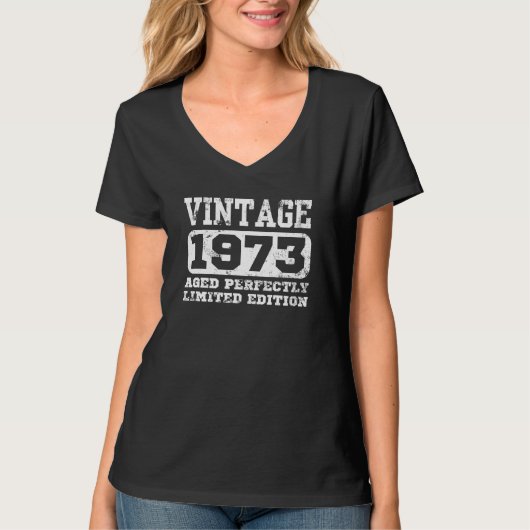 1973年限定版52誕生日 Tシャツ (正面)