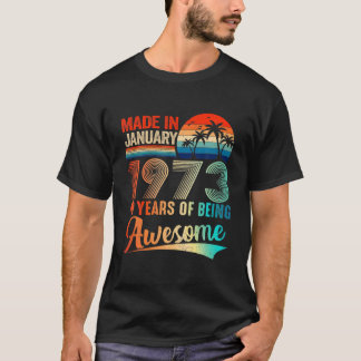 1973年1月、49年間のヴィン素晴らし時代 Tシャツ