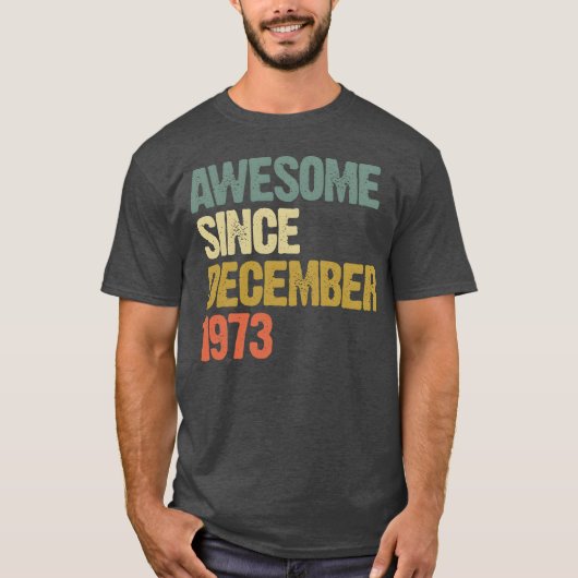 1973年12月以来のグルービーで最高のビンテージギフト fu tシャツ (正面)