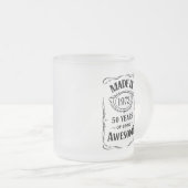 1973年50年の2023年素晴らし作 フロストグラスマグカップ (正面右)