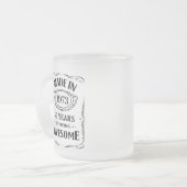 1973年50年の2023年素晴らし作 フロストグラスマグカップ (正面左)