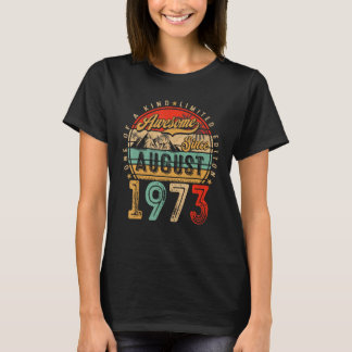 1973年50年素晴らし以威厳がある来50誕生日 Tシャツ