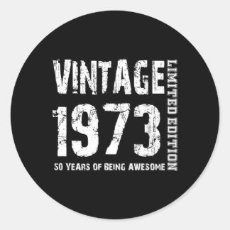 1973年50素晴らし歳 ラウンドシール