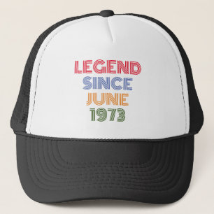 1973年6月生まれの伝説のトレンディバースデー キャップ