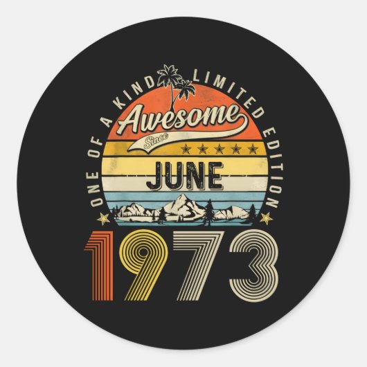 1973年6月50日50 ラウンドシール (正面)