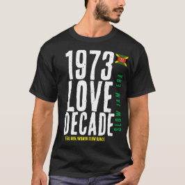 1973年 真の男はスローダンス 基本デザイン ダークTシャツ Tシャツ