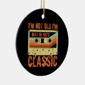 1973最高の 50歳のギフト男性BDay 50誕生 セラミックオーナメント (右)