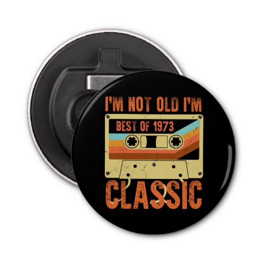 1973最高の 50歳のギフト男性BDay 50誕生 栓抜き (正面)