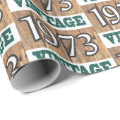 1973生まれ年のラップ紙 ラッピングペーパー (ロールコーナー)