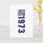 1973生まれ年限定版誕生日 カード (黄色い花)