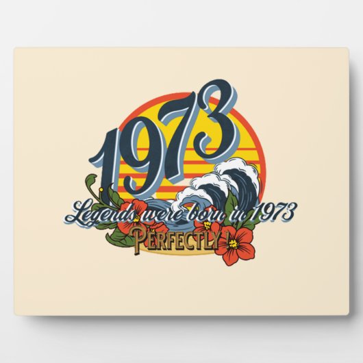 1973生まれ年 フォトプラーク (正面)