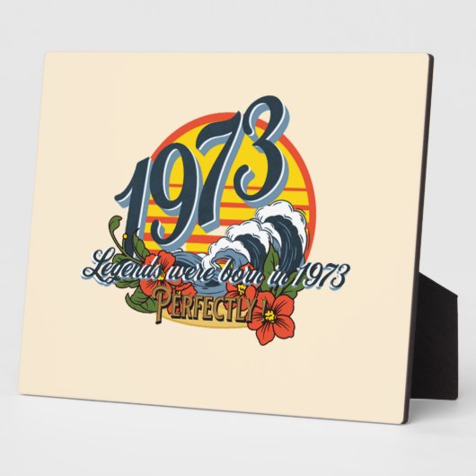 1973生まれ年 フォトプラーク (側面)