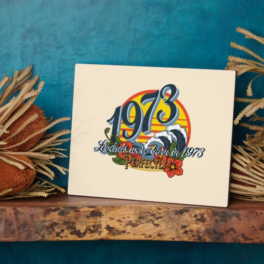 1973生まれ年 フォトプラーク (側面)