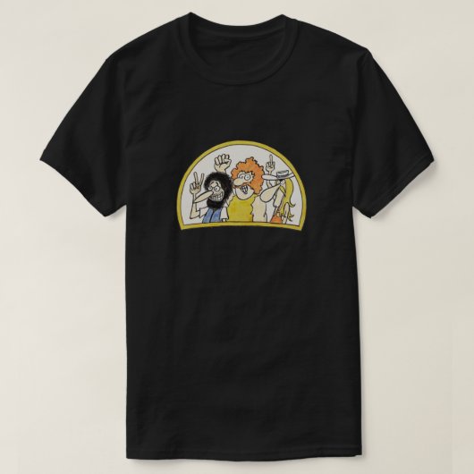 1973素晴らしいフューリーフリークブラザーズのスケッチクラシック Tシャツ (デザイン正面)