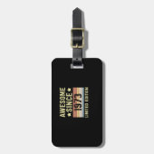 1973素晴らし年誕生日以来 ラゲッジタグ (正面縦)