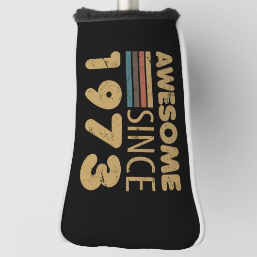 1973素晴らし年50歳の誕生日 ゴルフヘッドカバー (回転90)