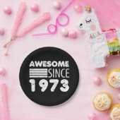 1973素晴らし年50誕生日以来 ペーパープレート (パーティー)