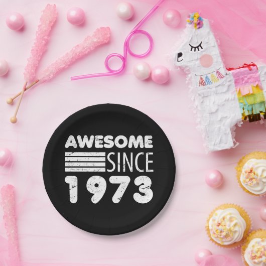 1973素晴らし年50誕生日以来 ペーパープレート (パーティー)