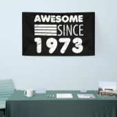 1973素晴らし年50誕生日以来 横断幕 (トレードショー)