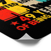 1973素晴らし年7月49日誕生日ヴィンテージ ポスター (角)