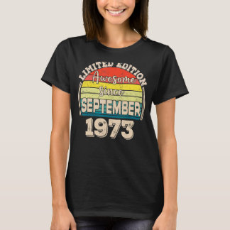 1973素晴らし年9月の生まれパパ Tシャツ