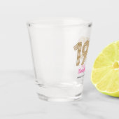 1973金ゴールドとピンク50誕生日ショットグラス ショットグラス (左)