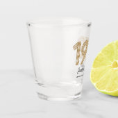 1973金ゴールドとブラック50誕生日ショットガラス ショットグラス (左)