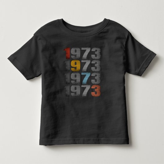 1973 ビンテージ ギフト トドラーTシャツ (正面)