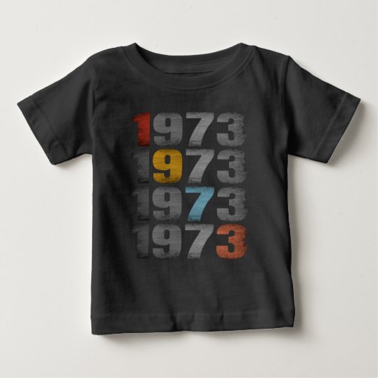 1973 ビンテージ ギフト ベビーTシャツ (正面)