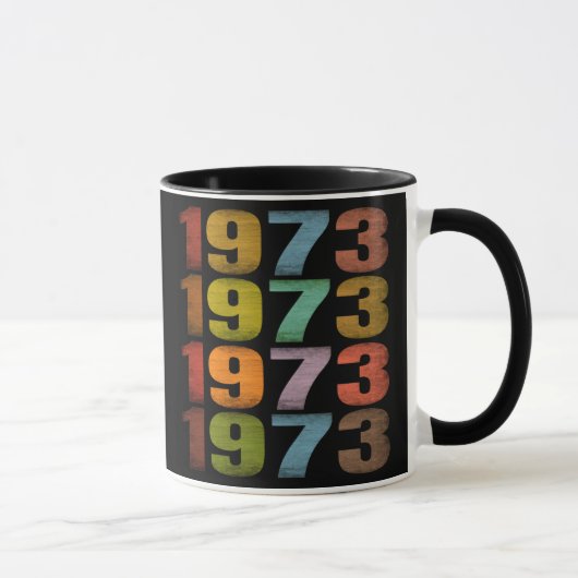 1973 ビンテージ レトロ ギフト マグカップ (右)
