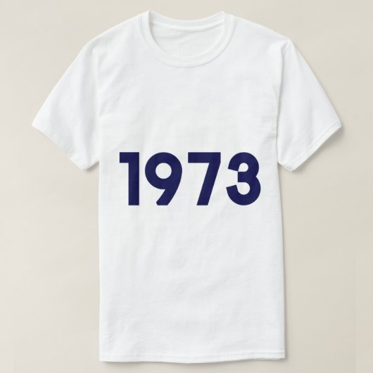 1973 100の収益が有効に寄付 Tシャツ (デザイン正面)