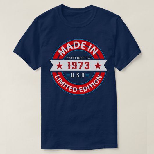 1973 50年 Tシャツ (デザイン正面)