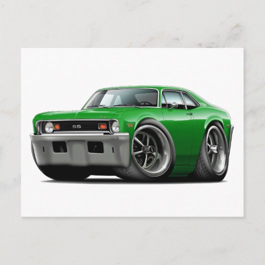 1973-74ノバグリーンカー ポストカード (正面)