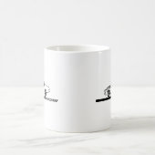 1973-74年のロードランナーの黒い車 コーヒーマグカップ (中央)