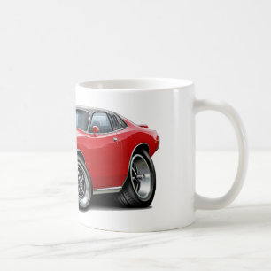 1973-74年の充電器赤黒いSE車 コーヒーマグカップ