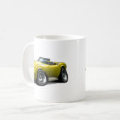 1973-76年のコルベットの黄色いコンバーチブル コーヒーマグカップ (正面左)